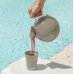 Baci Milano Jug 2.25 liters - Aqua Taupe Ακρυλική Κανάτα στο Χρώμα της Στάχτης Σερβίτσια 