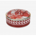 Baci Milano Round Box - Le Rouge Στρογγυλό Κουτί Αποθήκευσης Σερβίτσια 