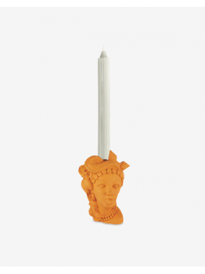 Baci Milano Candle holder & Candle The Irreverent - Sagrada Familia Πορτοκαλί Κηροπήγιο & Κερί Κηροπήγια / Κεριά