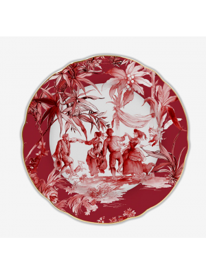 Baci Milano Dinner Plate - Le Rouge Κόκκινο Πιάτο Σερβίτσια 