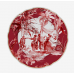 Baci Milano Dinner Plate - Le Rouge Κόκκινο Πιάτο Σερβίτσια 