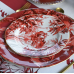 Baci Milano Dessert Plate - Le Rouge Κόκκινο Πιάτο Φρούτου Σερβίτσια 