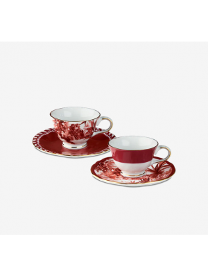 Baci Milano Set of 2 Coffee Cups - Le Rouge Σετ με 2 Κούπες Καφέ Σερβίτσια 