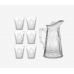 Baci Milano Set of 6 Water Glasses + 2 Liter Jug - Baroque & Rock Anniversary Σετ με 6 Ποτήρια Νερού και 1 Κανάτα  