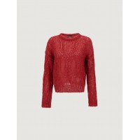 Cable - Knit Sweater Red Πλεκτά