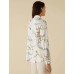 Emme By Marella Patterned shirt White Πουκάμισο Πουκάμισα