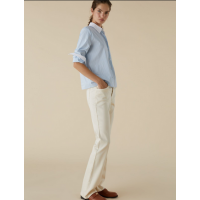 Emme By Marella Flared trousers Εκρού Παντελόνι  Παντελόνια