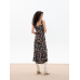 Ioanna Kourbela Painted Illusions Midi Dress Γυναικείο Φόρεμα Φορέματα