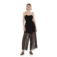 Ioanna Kourbela Overall with Thin Straps - Through the Net Ολόσωμη Φόρμα με Λεπτές Τιράντες Ολόσωμες Φόρμες