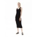 Ioanna Kourbela Midi Sleeveless Slim Fit Dress - Contrasting Natures Μίντι Εφαρμοστό Φόρεμα Φορέματα