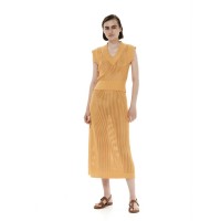 Ioanna Kourbela Midi Knitted Skirt - Connection Μίντι Πλεκτή Φούστα  Φούστες