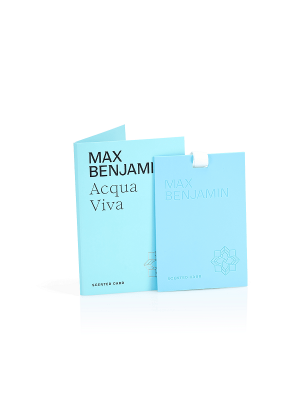 Max Benjamin Acqua Viva Scented Card Αρωματική Κάρτα Αρωματικά Χώρου