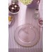 Pip Studio  Metal Plate Lilac 32cm Μεταλλικό Λιλά Πιάτο Σερβίτσια 