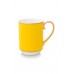 Pip Studio Pip Chique Yellow Mug Large with Ear 350ml Πορσελάνινη Κίτρινη Κούπα  Σερβίτσια 