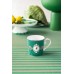 Pip Studio Love Birds Medallion Small Green Mug Πορσελάνινη Κούπα "Μενταγιόν"  Σερβίτσια 