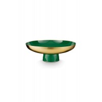 Pip Studio Low Tray Metal Dark Green 12.5cm Μεταλλικός Δίσκος Σερβίτσια 