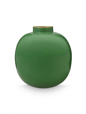 Pip Studio Metal Vase Μεταλλικό Πράσινο Βάζο Βάζα
