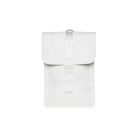 Rains Trail Backpack Mini W3 Powder Λευκό Αδιάβροχο Σακίδιο Πλάτης  Τσάντες
