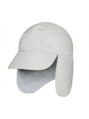 Rains Vardo Trapper Cap W1 Grey Melange Γκρι Αδιάβροχο Καπέλο με Επένδυση Καπέλα / Σκούφοι / Γάντια