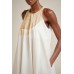 Liviana Conti Abito Λευκό Μακρύ Φόρεμα  Φορέματα