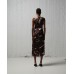 Printed Glossy Dress  Φορέματα
