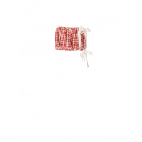 Milkwhite Red Skirt Κόκκινη Καρό Φούστα  Φούστες