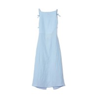 Milkwhite Light Blue Dress Φόρεμα με Ανοιχτή Πλάτη Φορέματα