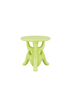 qeeboo Helpyourself Side table Light Green Βοηθητικό Τρίποδο Τραπέζι Έπιπλα