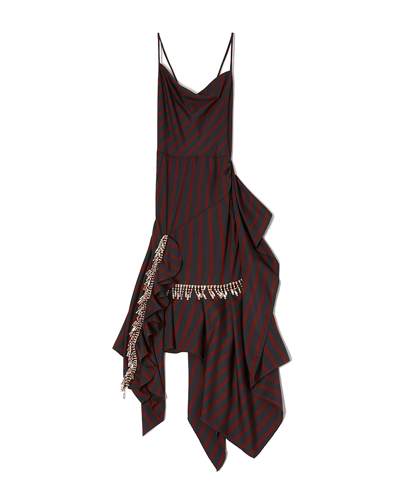 Midi Dress With Crystal Details