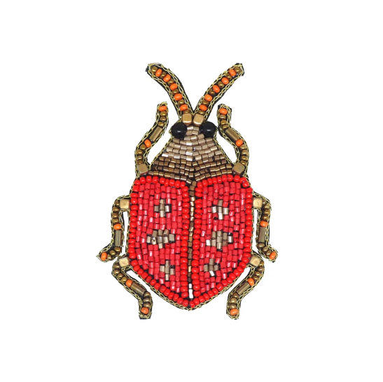 Jade et Jolie - Ladybug Brooch
