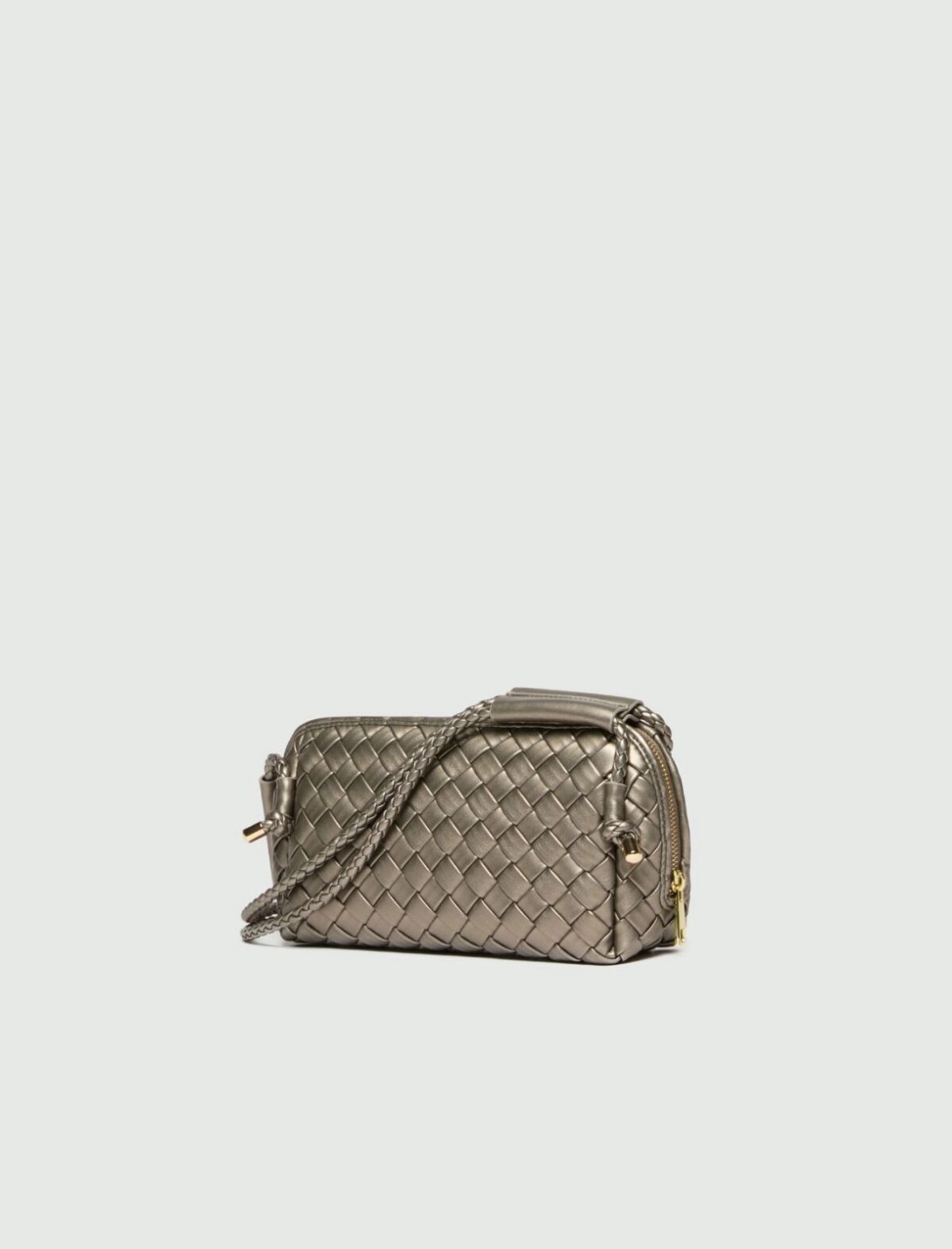 EMME BY MARELLA - Woven shoulder bag - SILVER