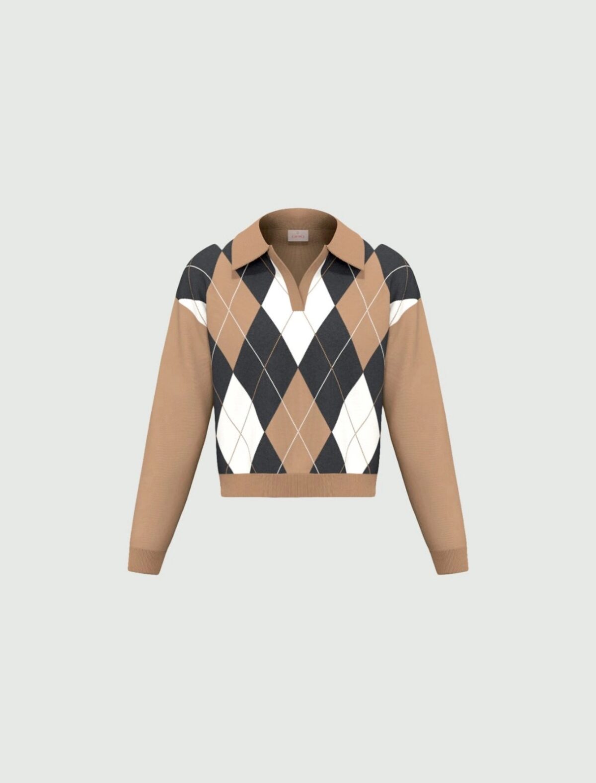 EMME BY MARELLA - Cropped stretch-knit polo shirt