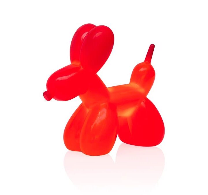 Bitten Design - Balloon Dog Light Red