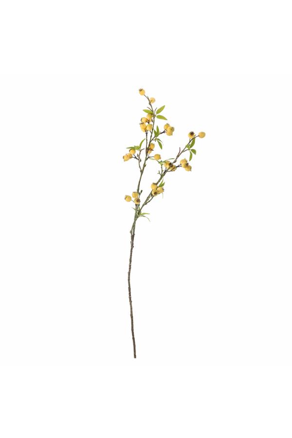 Bloomingville - Hawthorn Branch, Yellow, Artificial Flowers