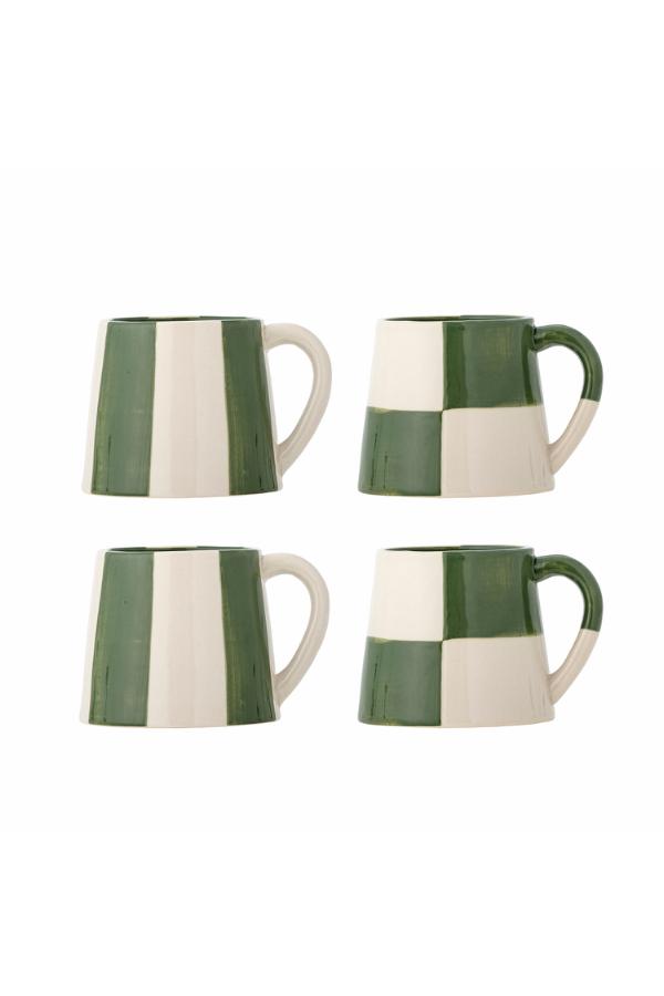 Bloomingville - Floki Mug, Green, Stoneware
