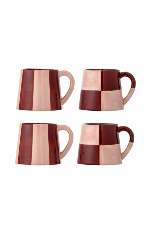 Bloomingville - Floki Mug, Rose, Stoneware