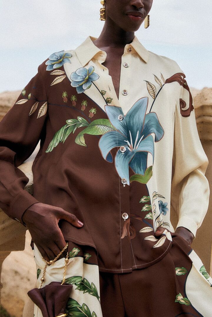 Farm Rio - Milena buttoned collared shirt